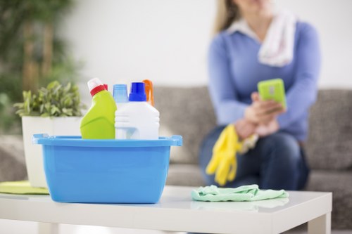 Local carpet cleaning technician performing steam cleaning in Erith