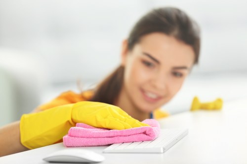 Specialist rug cleaning equipment used for a delicate rug in Erith