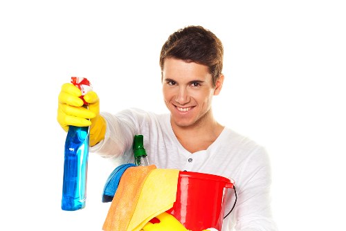 Carpet cleaner preparing a high-traffic area for treatment in Erith